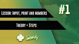 1. Input, print and numbers theory