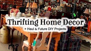 Thrift Shop With Us || Décor Haul + Future DIY Projects