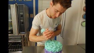 How to make a rosette swirl smash cake