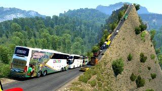 Deadly Roads | World’s Most Dangerous Roads | Bus on Dangerous Mountain Road | dangerous bus driving