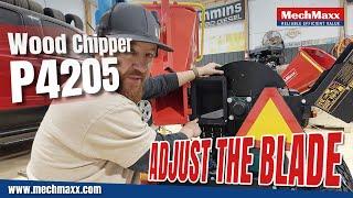 How to Adjust the Blade of MechMaxx Wood Chipper P4205