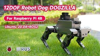 Yahboom 12DOF Robot Dog DOGZILLA S1/S2 for Raspberry Pi 4B(Ubuntu 20.04+ROS2)