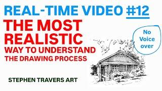 How to Draw a House -- Watch in Real-Time & See Everything