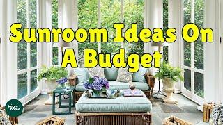 Creative Decor Ideas For Small Sunrooms Sun-Filled Serenity Small Modern Sunroom Ideas