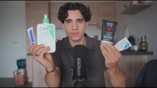 ASMR a simple skincare routine for men