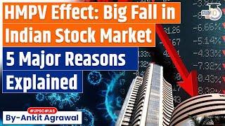 HMPV Effect? Why Is Stock Market Falling? 5 Major Reasons | Explained By Ankit Agrawal