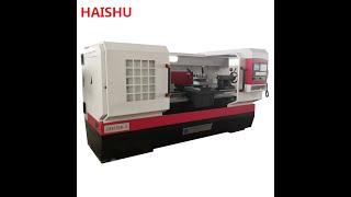 HAISHU CNC lathe and wheel repair lathe product show