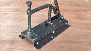 few people know how to make vise from rebar