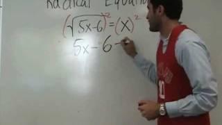 Algebra - Radical Equations