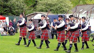 Turriff and District Pipe Band compete Grade 3 Banchory 2024 North Scotland Pipe Band Championship