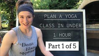 1 of 5: Planning a Yoga Class - Your Teaching Niche