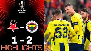 Slavia Prague - Fenerbahçe 1-2 MAÇ ÖZETİ | Avrupa Ligi - 2024/2025