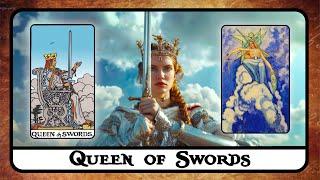 Queen of Swords Tarot Card Meaning  Reversed, Secrets, History 