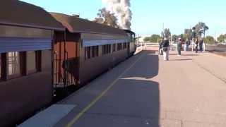 Afghan Express - backing into Port Augusta Train Station