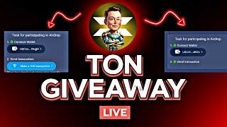 Ton Coin Giveaway Live  X Empire Transaction Fees And Hamster Komabt Gas Fees