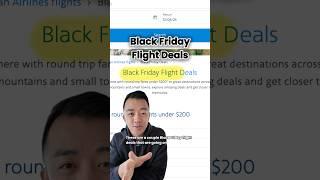 2024 Black Friday Flight Deals (so far) #travel #cheapflights