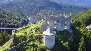 Ehrenberg Castle - Austria - Alps by Drone 4K