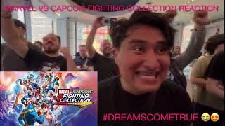 Marvel vs Capcom Fighting Collection Reaction at Nintendo NY LOUD VOLUME WARNING #DreamsComeTrue 