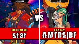 GGST | star (Sol Badguy) VS RF (ABA) | Guilty Gear Strive High level gameplay