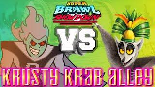 Dark Danny Phantom vs King Julien II | Super Brawl Showdown v0.3.1b Full Match Gameplay