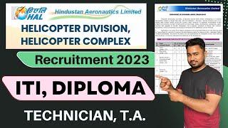HAL Hindustan Aeronautics Limited Recruitment 2023 for Technician