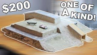 $200 DIY CONCRETE FINGERBOARD SKATEPARK