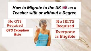 How to become a  Teacher in the UK with or without a Degree / NURSE QUEEN