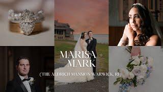 Regal Wedding At The Aldrich Mansion | Warick, RI | Marisa + Mark | Wedding Videographer