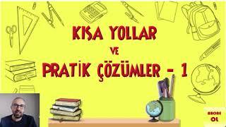 matematikte gizli taktikler - 1 / matematik hileleri !! /  #matematik