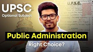 PUBLIC ADMINISTRATION Optional for UPSC | Full Demo by Naman Sir