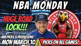 NBA Picks Today Monday 3/10/2025 | Free NBA Best Bets, Predictions & Player Props Today