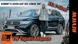 VW Tiguan Allspace Facelift (2022) in the XXL test: Doesn't the length matter? Driving | Review