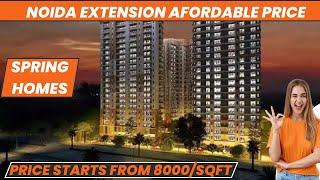 Noida Extension's Best Afordable Price Project Spring Homes In Sec-1 | Possession Very Soon #viral