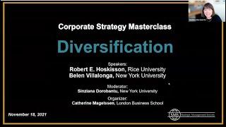 Corporate Strategy Masterclass: Diversification