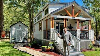 LIVING TINY with MR. TINY - Dream Tiny Home Lifestyle in a Community w/ Spectacular Landscaping