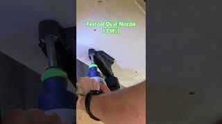 Festool Dust Nozzle + CT MIDI for dust-free drilling! #festool #dustfree #woodworking