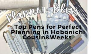 Top Pens for Perfect Planning: Hobonichi Cousin & Hobonichi Weeks