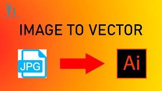 How to Convert JPG image to a vector in Illustrator-Adobe Illustrator Tutorials  @ShuvoCreators