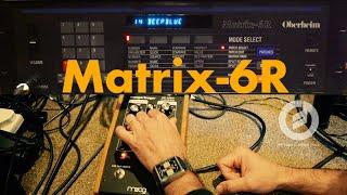 Matrix 6 paired with a Moog Cluster Flux