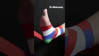 Ankle Tape Demo Part ii #athletictraining #anklesprain #athletictape #sportstape #football