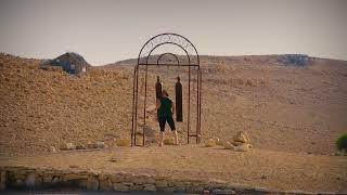 Large Gong Bells in the Desert