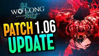 Wo Long: Fallen Dynasty Patch 1.06 Update Notes and Item Changes!