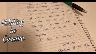 Simple & Neat CURSIVE HANDWRITING| USING ORDINARY PEN | ChuckChes Vi MixVlog  