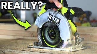 New RYOBI ONE+ HP 7-1/4'' Circular Saw SHOULD NOT BE SOLD AT HOME DEPOT!