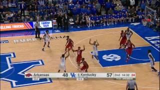 Kentucky vs Arkansas Basketball Highlights 1-7-17