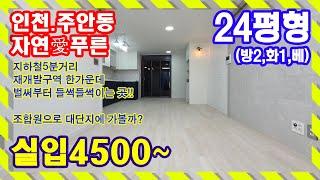 인천신축빌라 재개발지역 한가운데! 미추2구역! 주안동 자연애푸른 2룸 실입4500만원