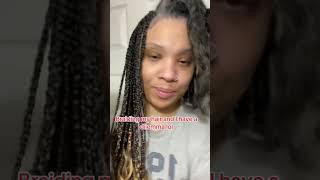 Braiding my natural hair #naturalhair #braidinghair  #diybraids