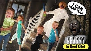 Granny's House Horror Game in REAL LIFE! | The TANNERITES