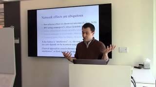 Edoardo Airoldi "Design and Analysis of Randomized Experiments on Large Networks"