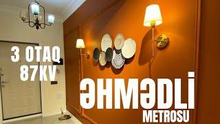 Ehmedli metrosunda ev satilir.3 otaqlı mənzil satılır